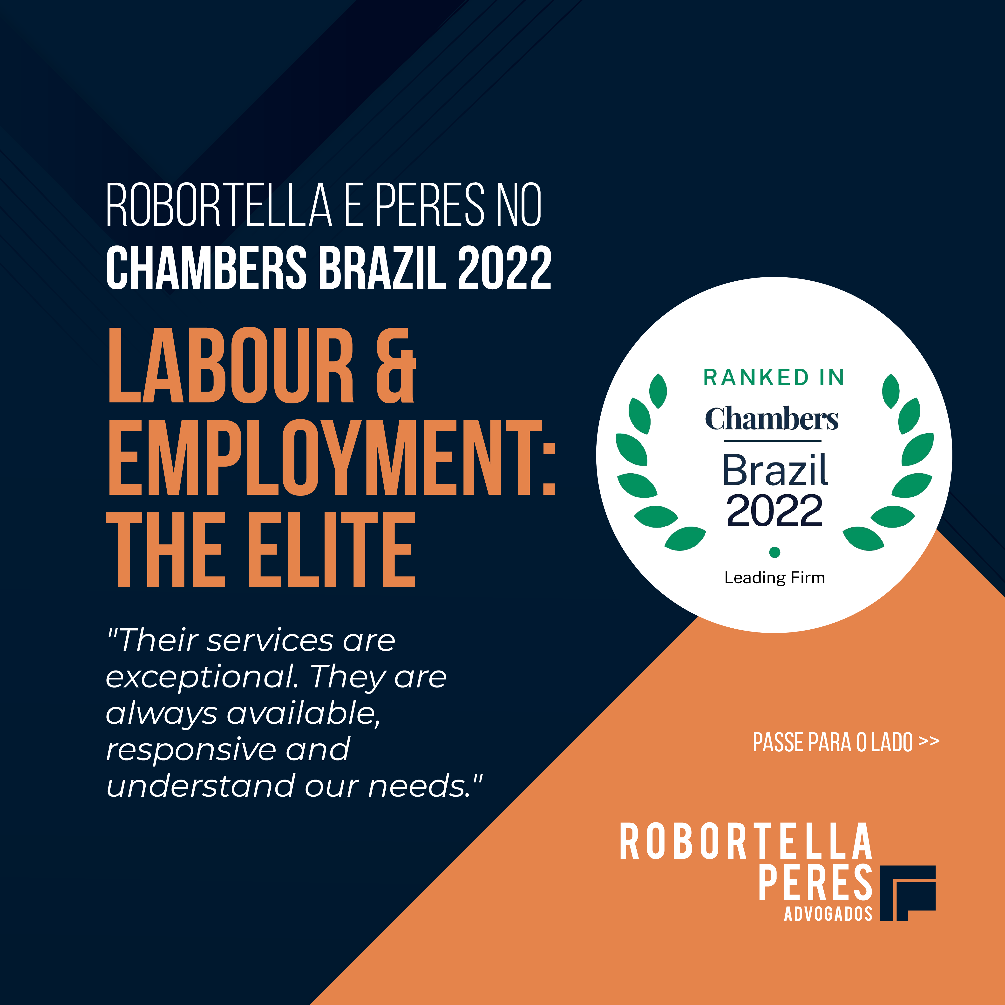 Robortella e Peres no Chambers Brazil 2022
